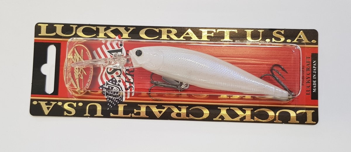 LUCKY CRAFT Pointer 100DD Pearl Flake White - Bait Tackle Store