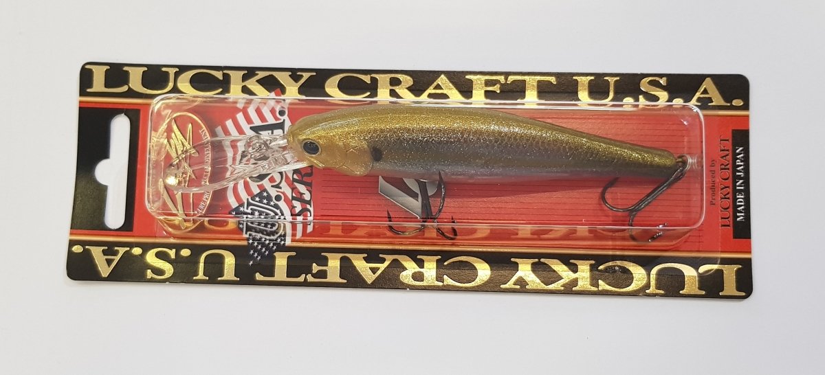 LUCKY CRAFT Pointer 100DD Flake Flake Golden Sexy Minnow - Bait Tackle Store