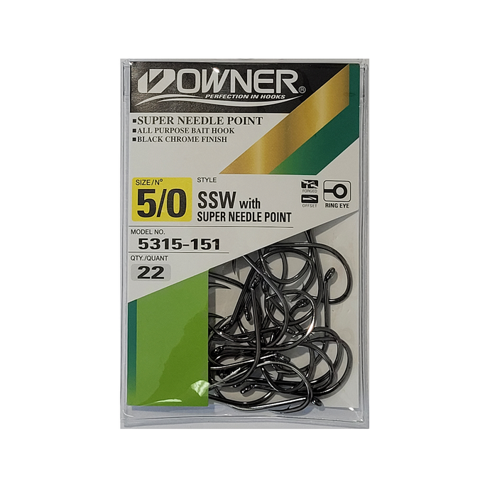 OWNER 5315 OH SSW Hooks Pro Pack (Bulk) 5/0 - Bait Tackle Store