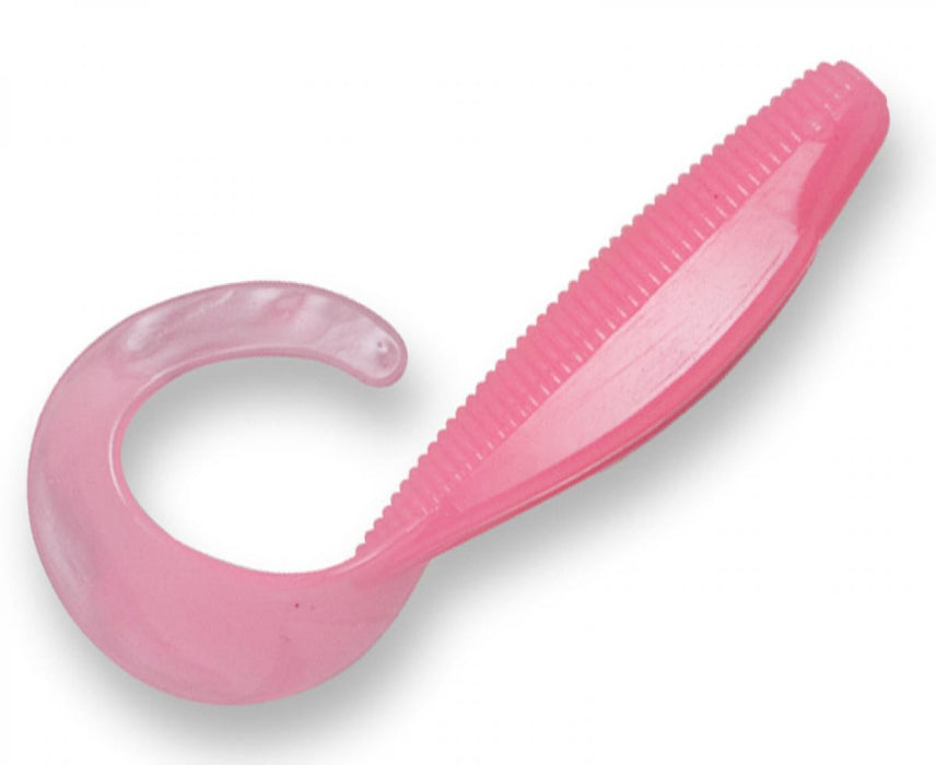 ZMAN StreakZ Curly TailZ 4" Pink Glow - Bait Tackle Store
