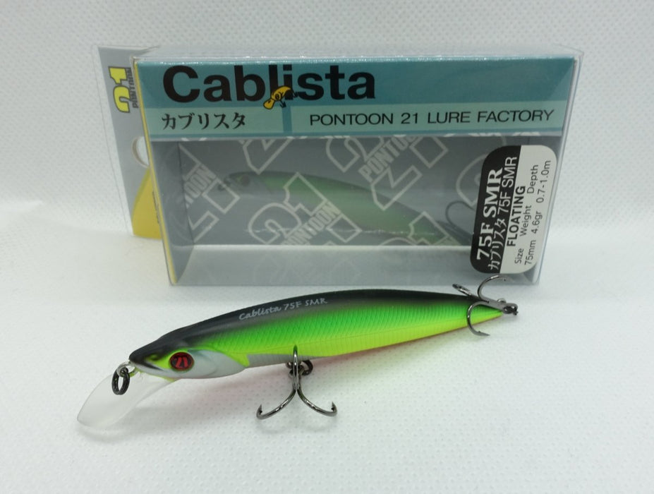 PONTOON 21 Cablista 75F SMR NO.R37 Flashing Chartreuse - Bait Tackle Store