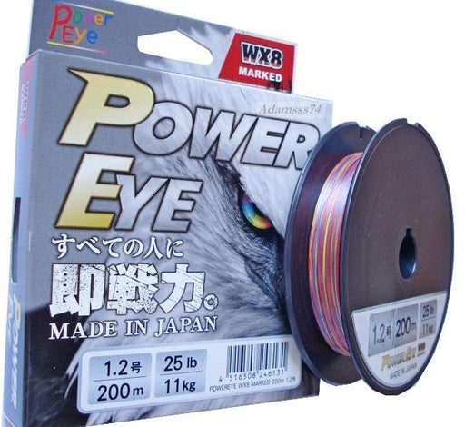 POWER EYE Peewee WX8 Marked 300m - Bait Tackle Store