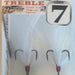 RYUGI HFP046 Feathered PIERCE TREBLE #7 - Bait Tackle Store
