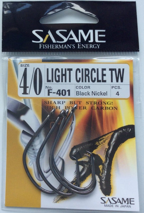 SASAME F-401 Light Circle TW #4/0 - Bait Tackle Store