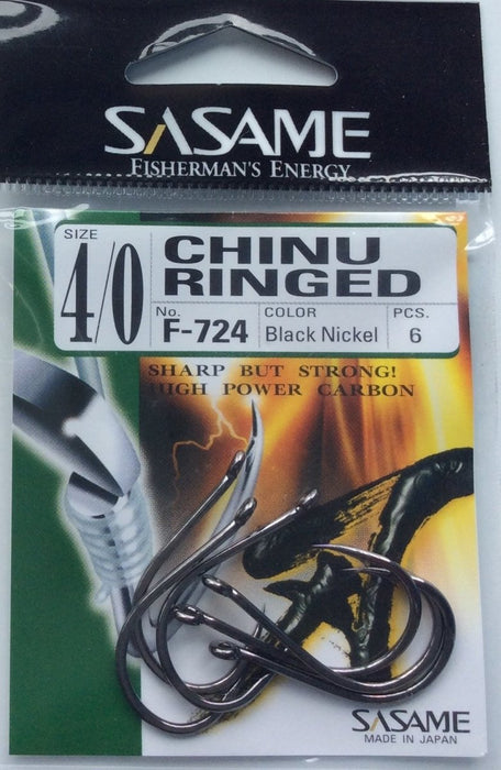 SASAME F-724 Chinu Ringed #4/0 - Bait Tackle Store