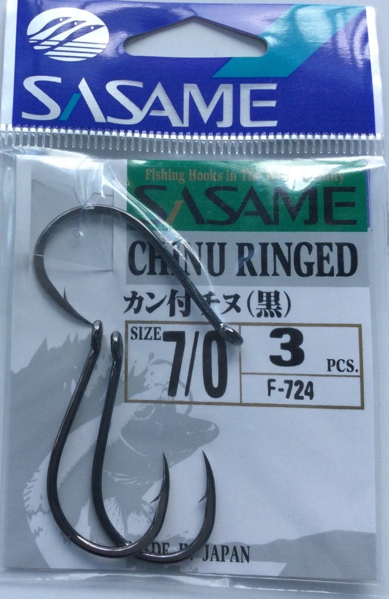 SASAME F-724 Chinu Ringed #7/0 - Bait Tackle Store