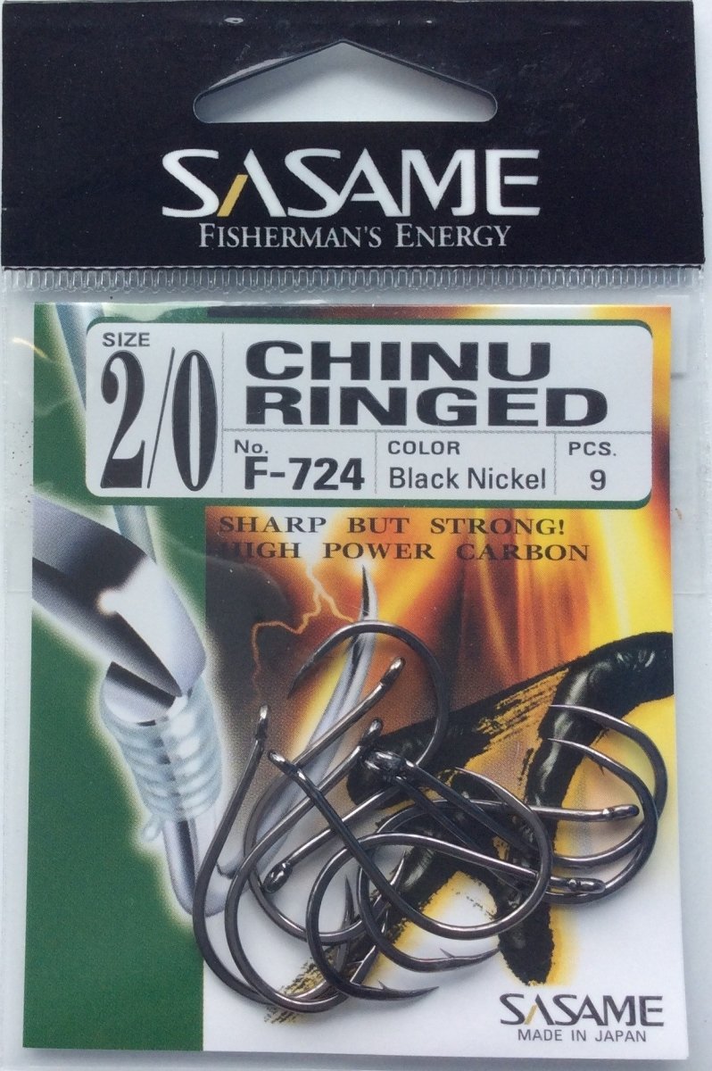 SASAME F-724 Chinu Ringed #2/0 - Bait Tackle Store