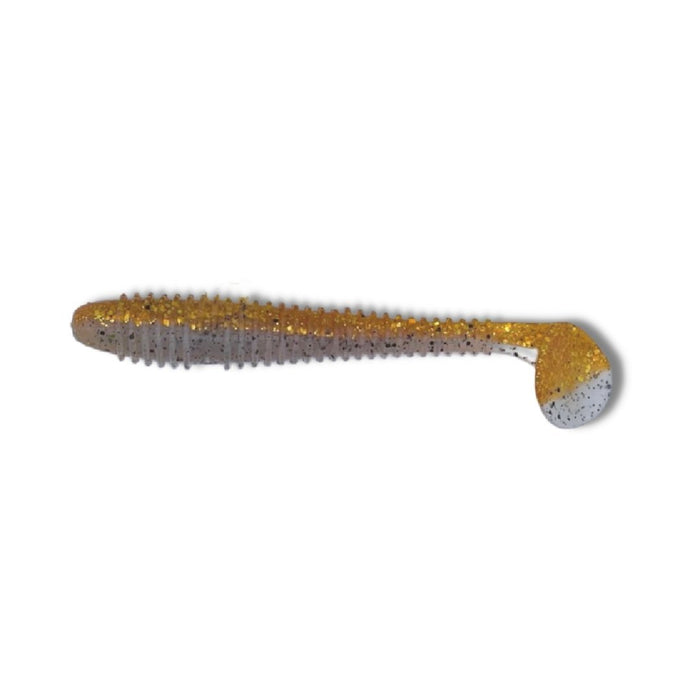 SHADS LURES 1" Ribbed Candy 4 Pumpkin Seed - Bait Tackle Store