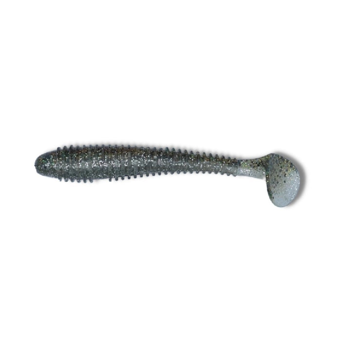 SHADS LURES 4" Ribbed Candy 8 Silver Streak - Bait Tackle Store