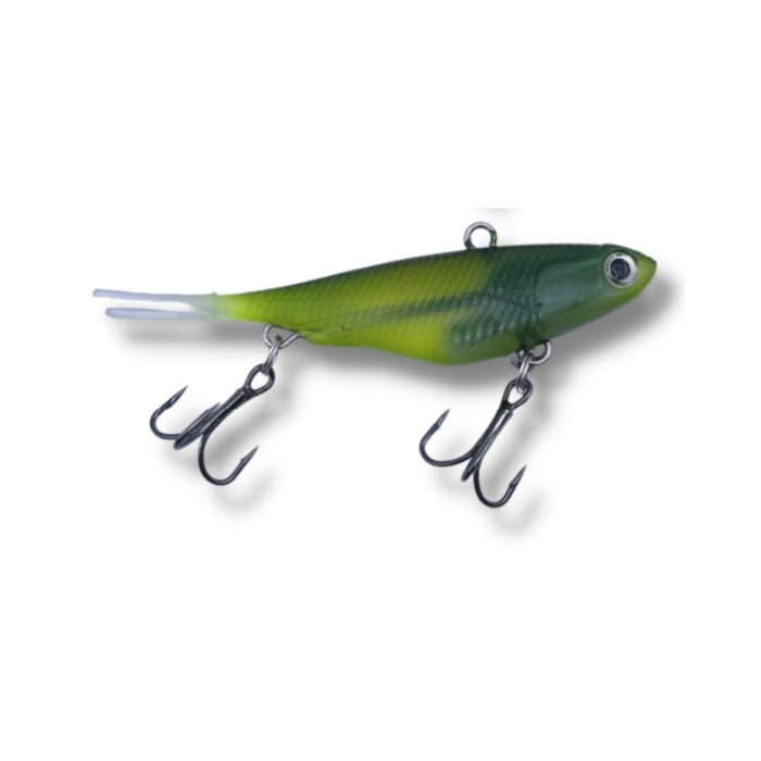 SHADS LURES Flick Tail Vibe 95mm 20g Green Shad - Bait Tackle Store
