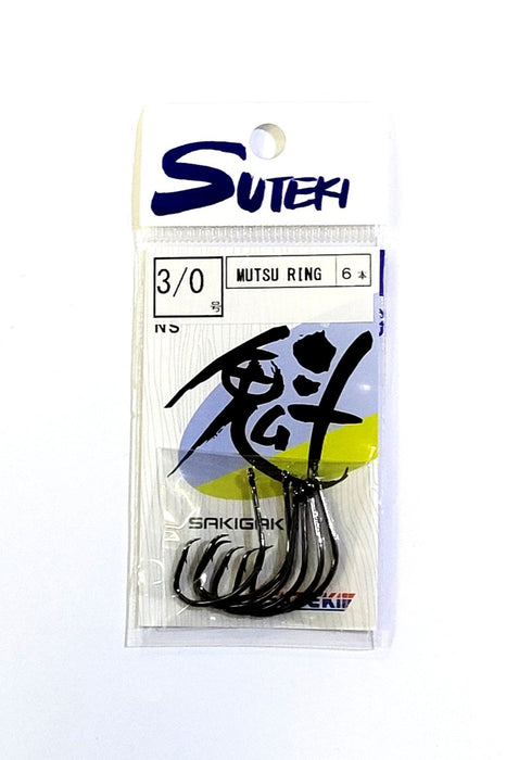 SUTEKI Mutsu Ring Hooks 3/0 - Bait Tackle Store