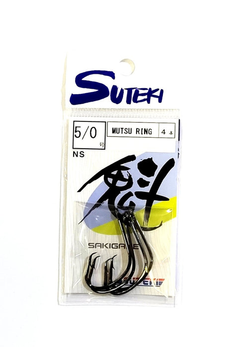 SUTEKI Mutsu Ring Hooks 5/0 - Bait Tackle Store