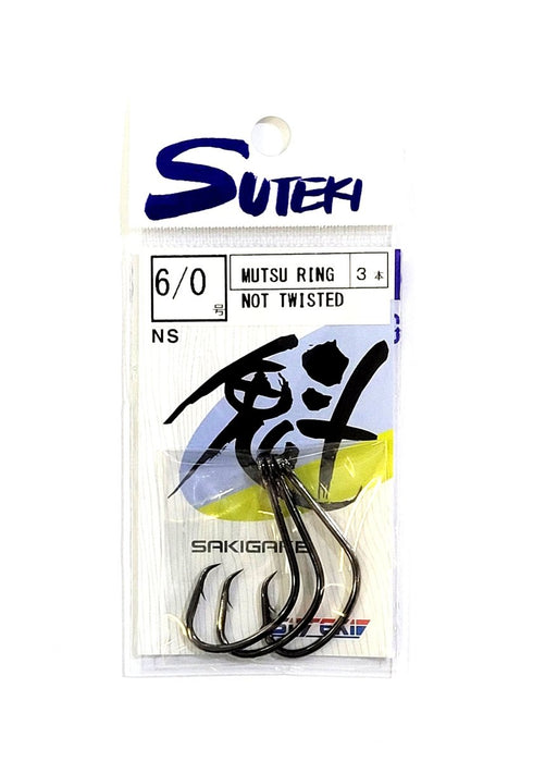 SUTEKI Mutsu Ring Not Twisted 6/0 - Bait Tackle Store