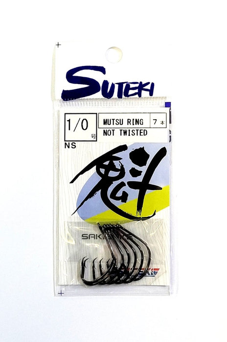 SUTEKI Mutsu Ring Not Twisted 1/0 - Bait Tackle Store