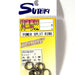 SUTEKI Power Split Rings #7 81kg - Bait Tackle Store