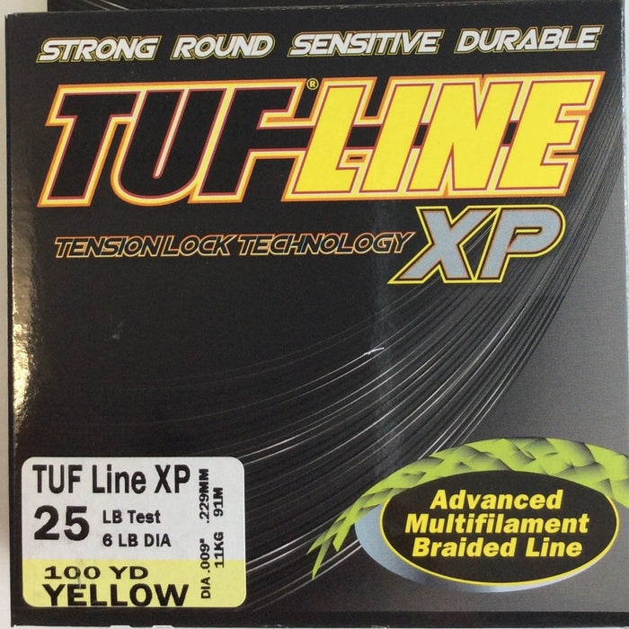 TUF-LINE XP 25lb 100yd Yellow - Bait Tackle Store