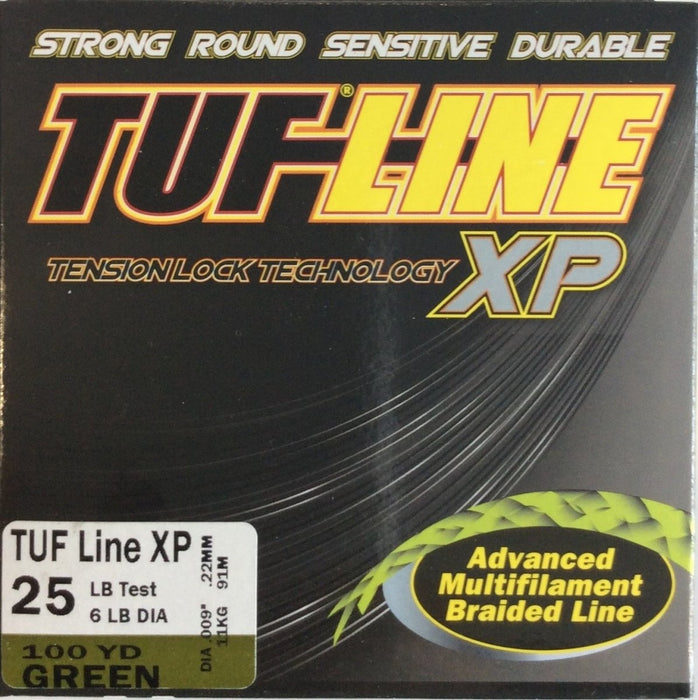 TUF-LINE XP 25lb 100yd Green - Bait Tackle Store