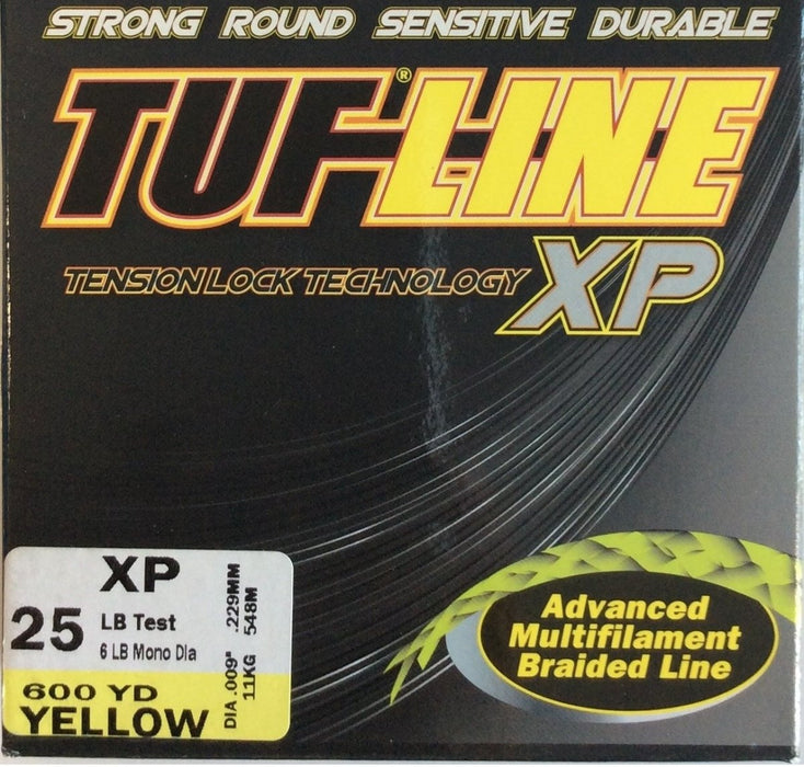 TUF-LINE XP 25lb 600yd Yellow - Bait Tackle Store