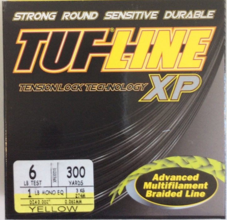 TUF-LINE XP 6lb 300yd Yellow - Bait Tackle Store