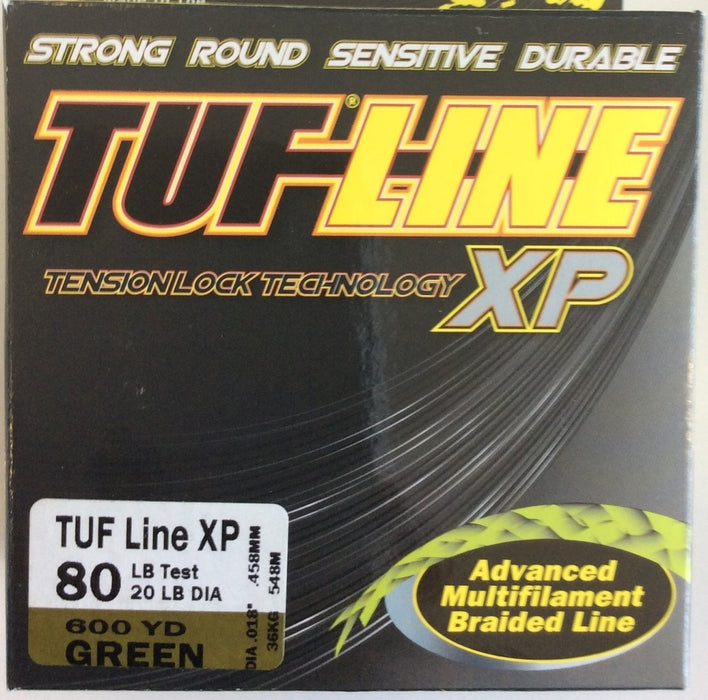 TUF-LINE XP 80lb 600yd Green - Bait Tackle Store