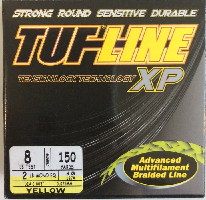 TUF-LINE XP 8lb 150yd Yellow - Bait Tackle Store