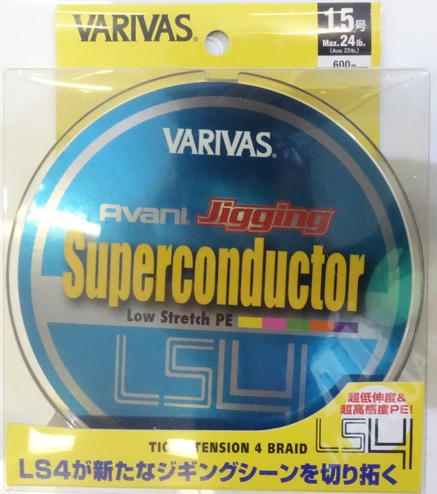 VARIVAS Avani Jigging Super Conductor 600m #1.5 24lb 600m - Bait Tackle Store