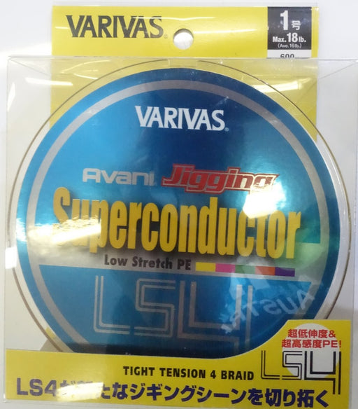 VARIVAS Avani Jigging Super Conductor 600m #1 18lb 600m - Bait Tackle Store