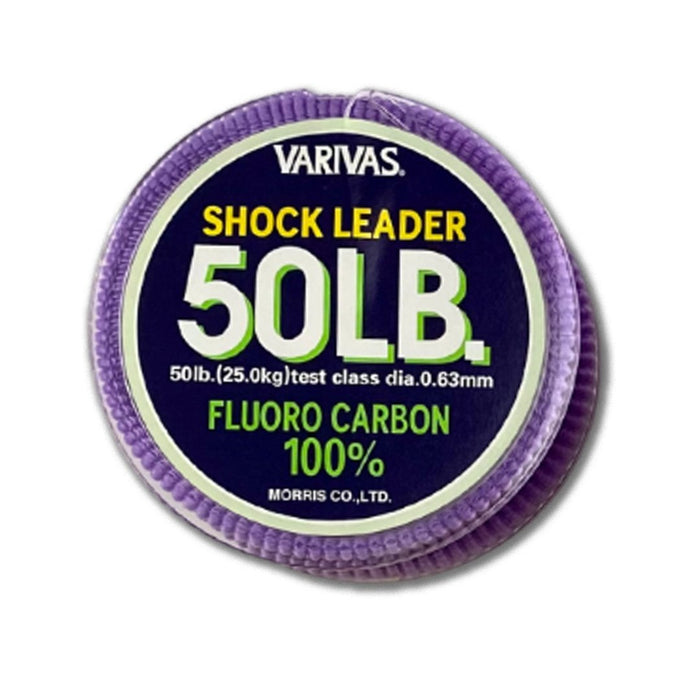 VARIVAS Shock Leader Fluorocarbon 100% 50lb 30m - Bait Tackle Store