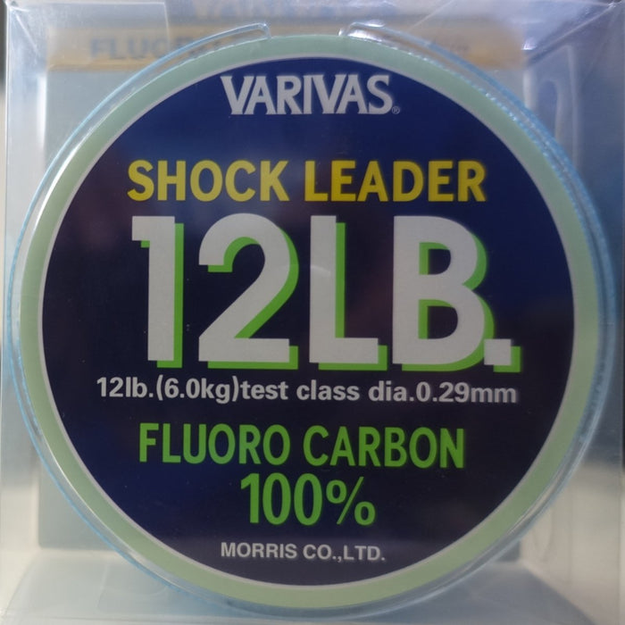 VARIVAS Shock Leader Fluorocarbon 100% 12lb 30m - Bait Tackle Store