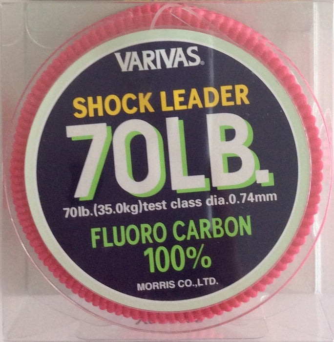 VARIVAS Shock Leader Fluorocarbon 100% 70lb 30m - Bait Tackle Store