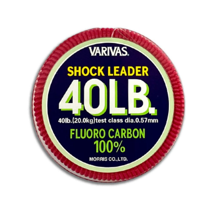 VARIVAS Shock Leader Fluorocarbon 100% 40lb 30m - Bait Tackle Store