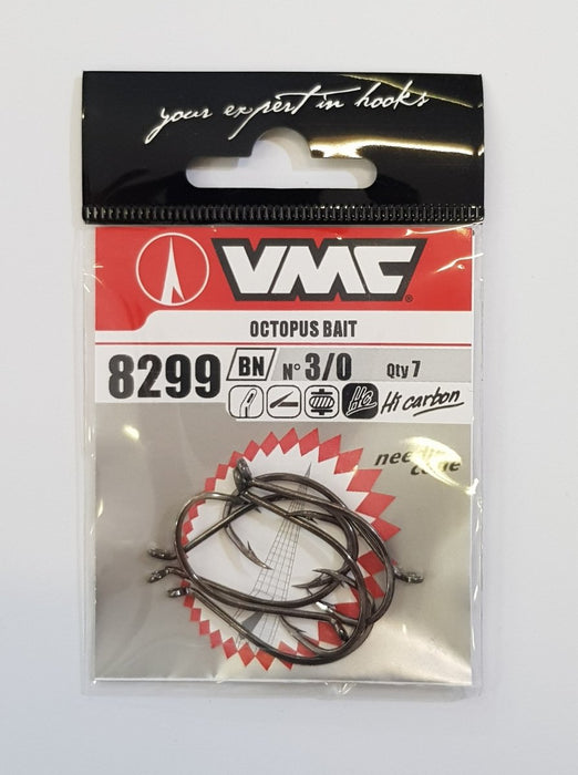 VMC 8299 OCTOPUS BAIT (Black) 3/0 - Bait Tackle Store