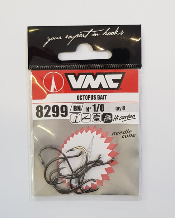 VMC 8299 OCTOPUS BAIT (Black) 1/0 - Bait Tackle Store
