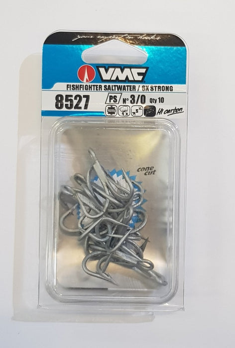 VMC 8527 6X Treble Hooks 3/0 - Bait Tackle Store