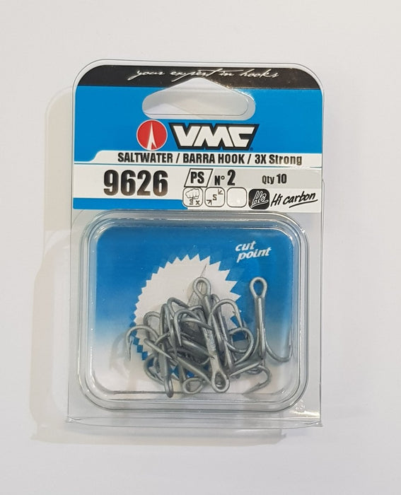 VMC 9626 3X Treble Hooks 2 - Bait Tackle Store