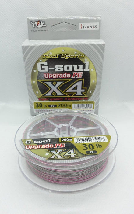 YGK G-Soul Upgrade PE X4 200m #2 30lb 200m - Bait Tackle Store